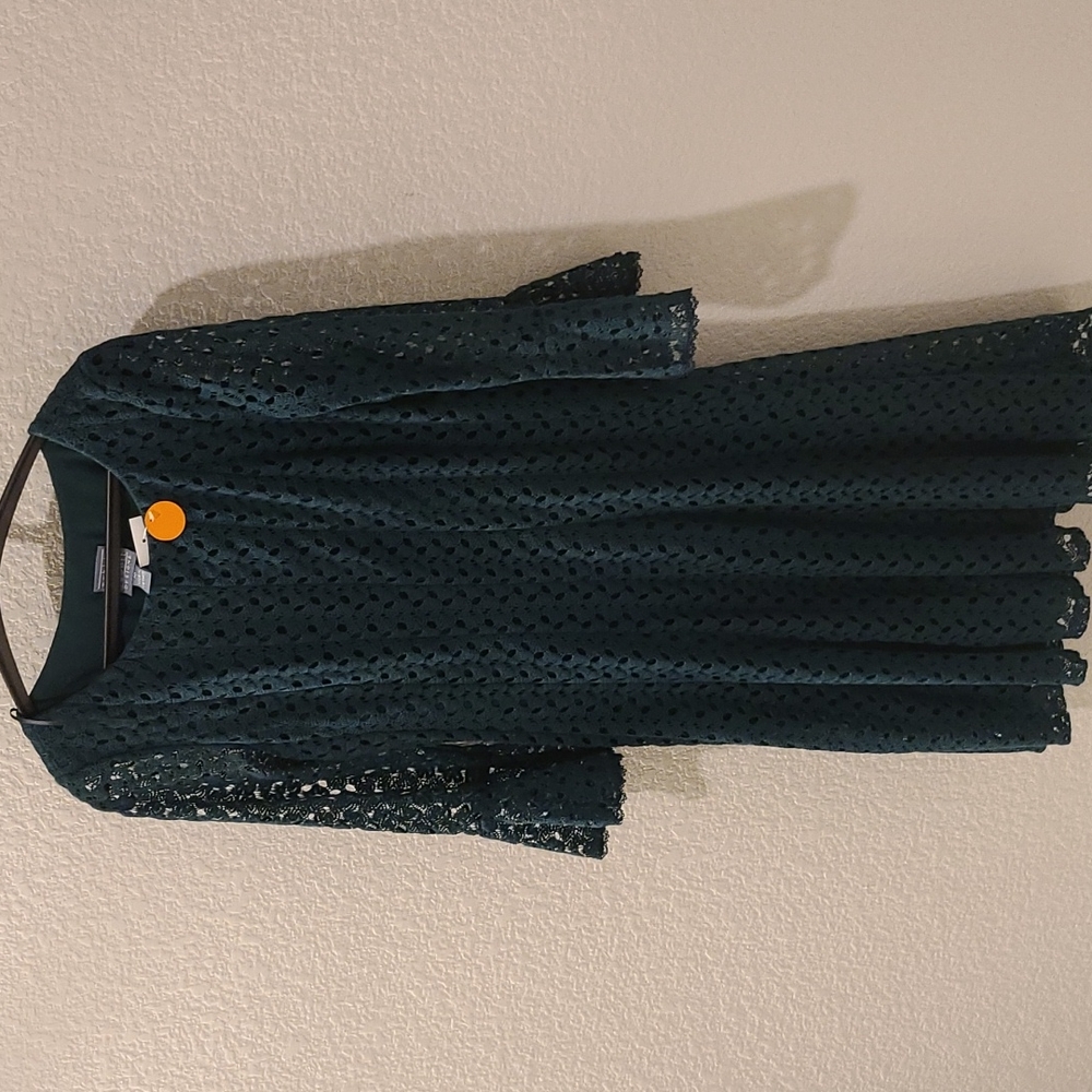 Rabbit Rabbit Rabbit Designs Hunter Green Dress Size 10 New With Tags